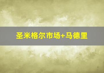 圣米格尔市场 马德里